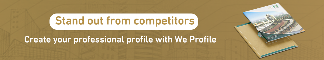 Stand out from competitors Create your professional profile with We Profile