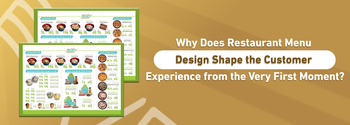 Why Does Restaurant Menu Design Shape the Customer Experience from the Very First Moment?