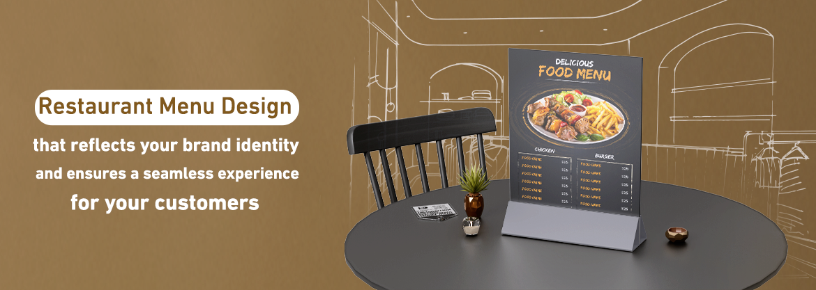 Restaurant Menu Design that reflects your brand identity and ensures a seamless experience for your customers