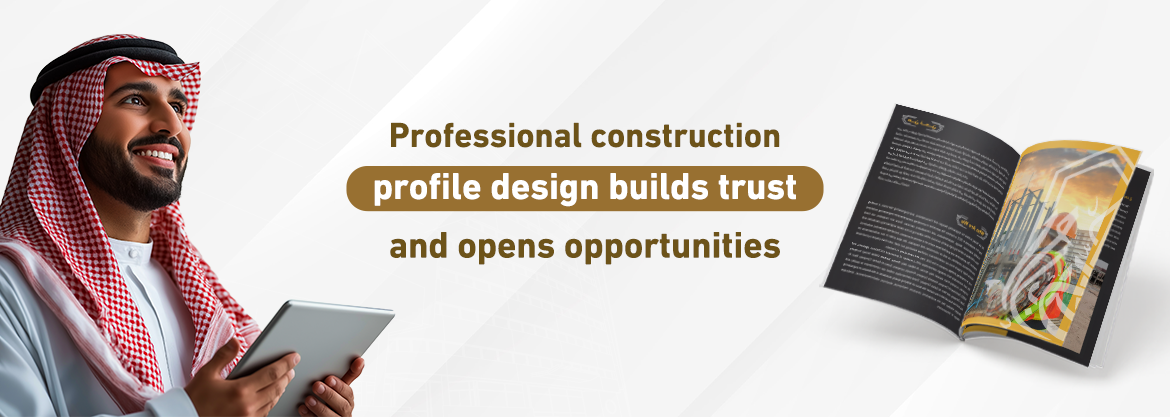 Professional construction profile design builds trust and opens opportunities in KSA