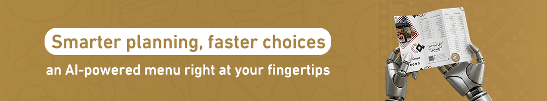 Smarter planning, faster choices… an AI-powered menu right at your fingertips.
